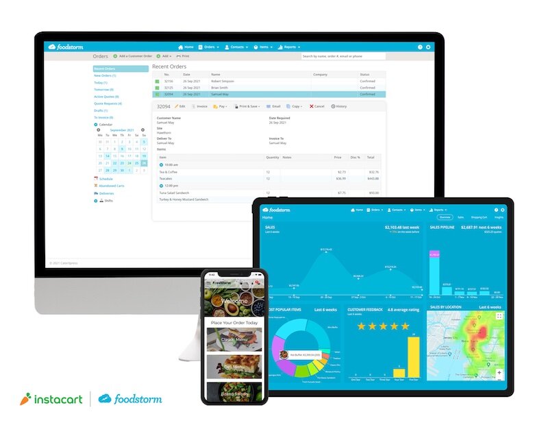 Instacart snaps up catering software venture FoodStorm