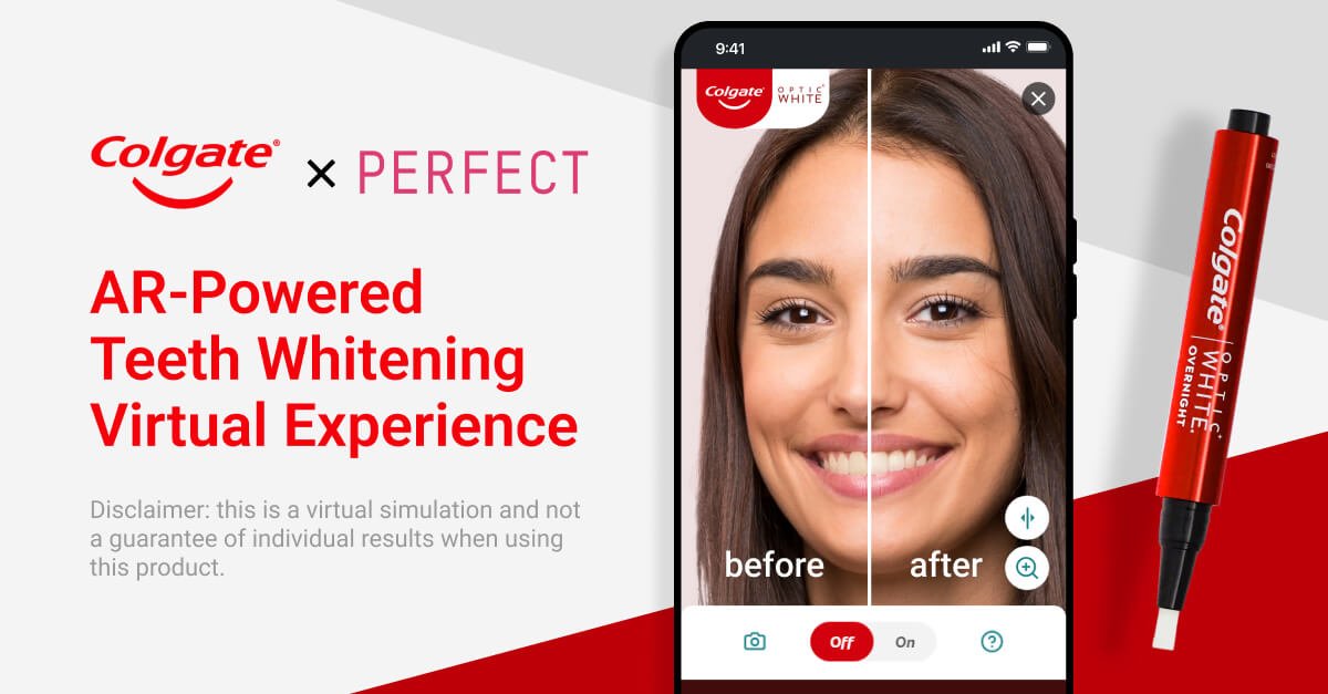 Colgate and Perfect Corp. team on AR powered teeth whitening experience