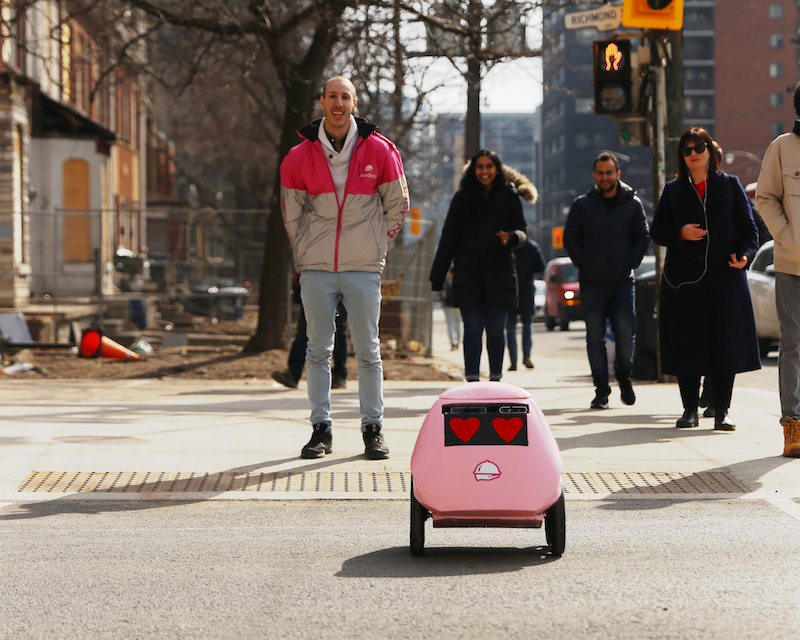 foodora tests out Tiny Mile Geoffrey delivery robot