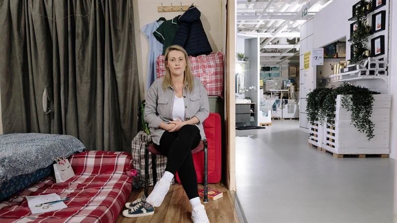 Ikea UK teams with Shelter to highlight temporary accommodation reality at four of its stores