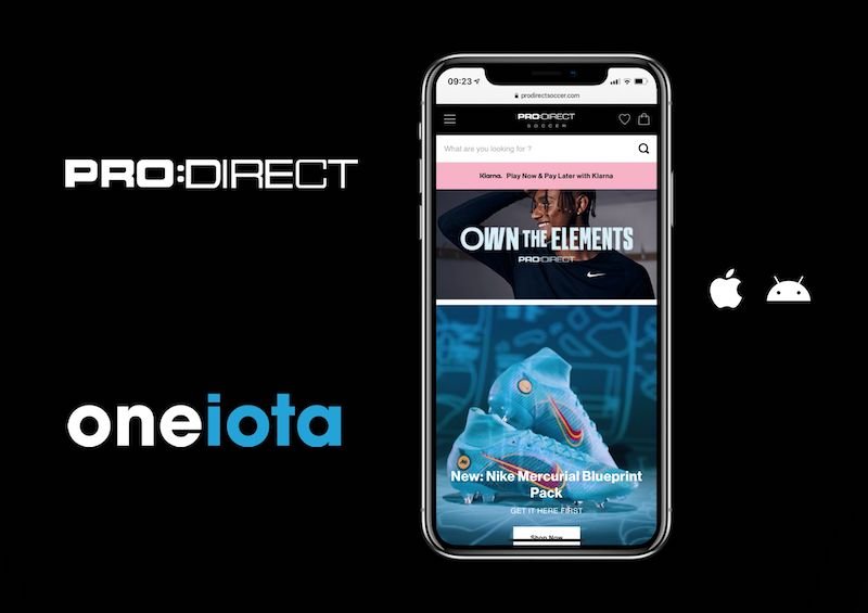 Pro-Direct Sport picks One iota as mobile apps partner