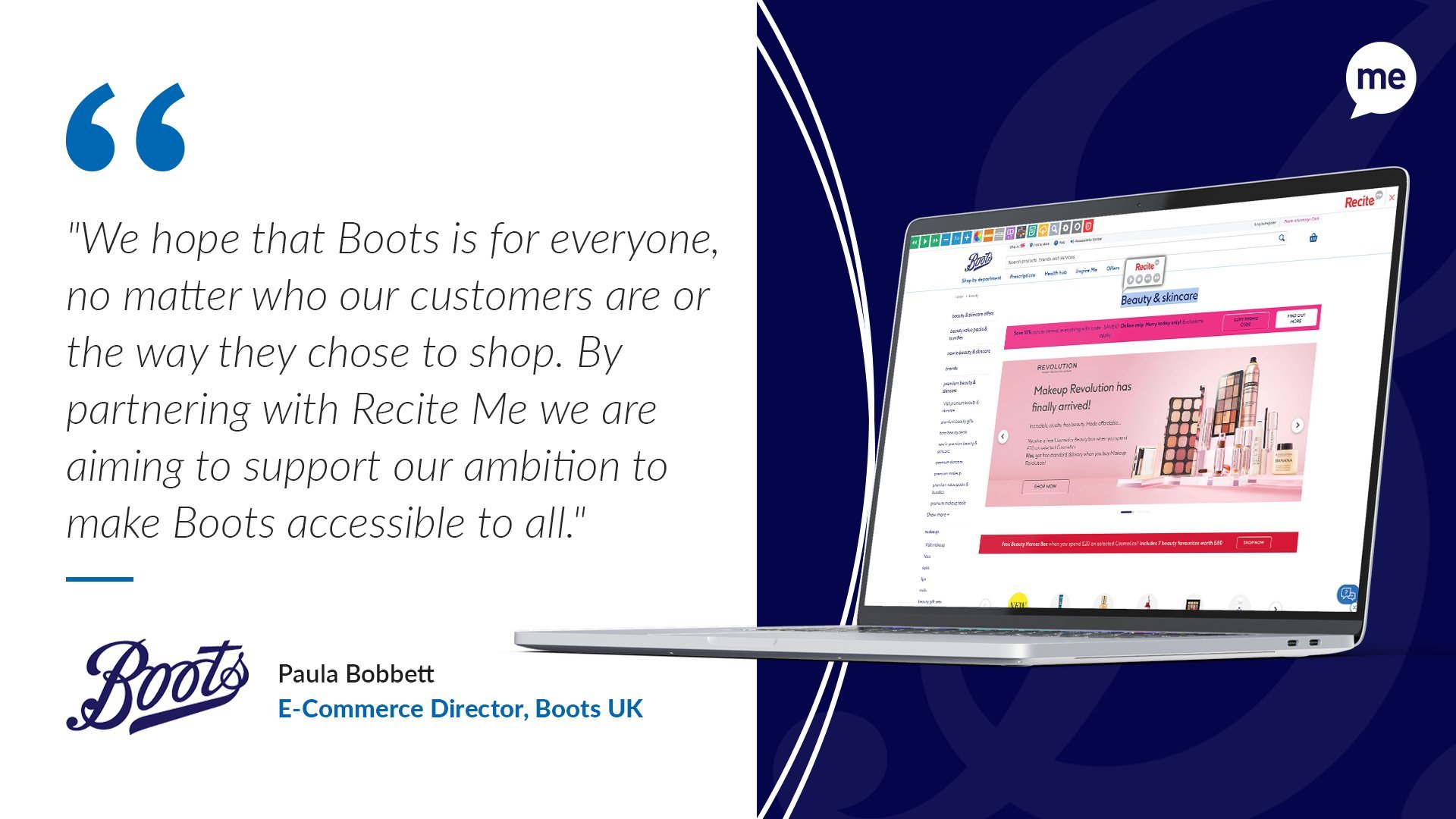 Boots UK launches Recite Me inclusive shopping tech