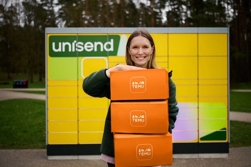 Temu inks delivery services deal with parcel lockers specialist Unisend covering Lithuania, Latvia, Estonia