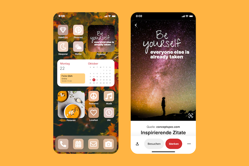 Pinterest targets iOS 14 friendly Pinners with new widget
