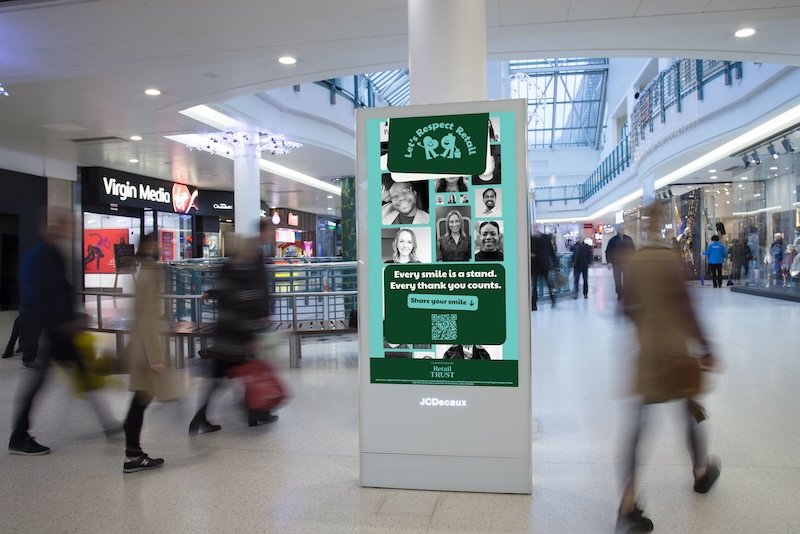 Smiles of respect light up the UK this Black Friday in Retail Trust campaign focused on store worker abuse