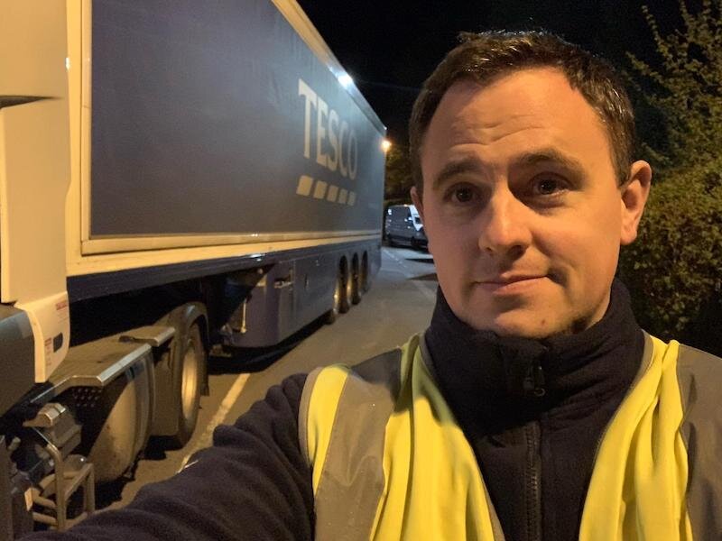 Former Flybe pilot Aaron Leventhal helps Tesco delivery effort
