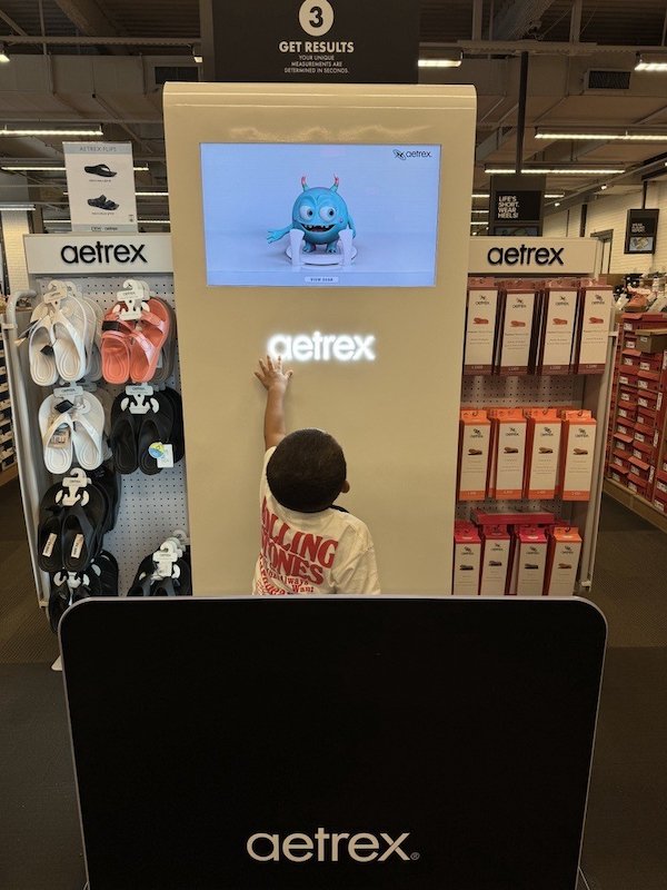 Aetrex looks to change the game for kid’s shoe shopping with 3D technology powered foot scanning solution
