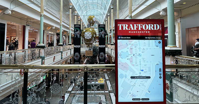 Trafford Centre in Manchester taps Living Map tech to allow people to navigate the shopping mall