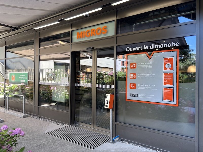 New Migros store in Geneva, Switzerland gets an autonomous makeover on Sundays and public holidays