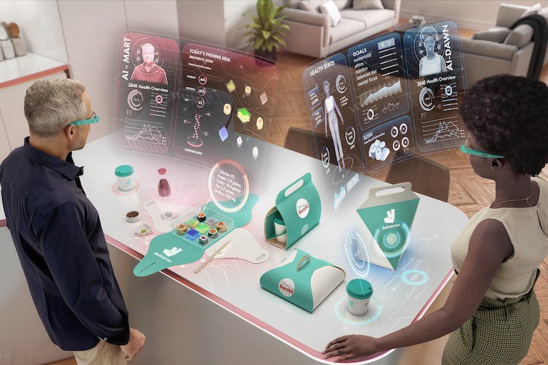 Deliveroo Snack To The Future report predicts 3D printed meal plans and VR dinner parties