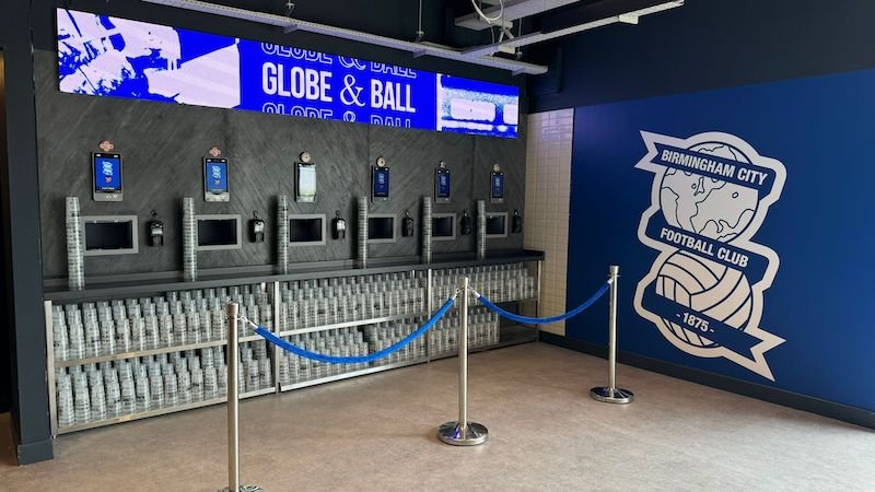 Boxbar Tech makes a big new signing as Birmingham City FC gives stadium bar a self-service makeover