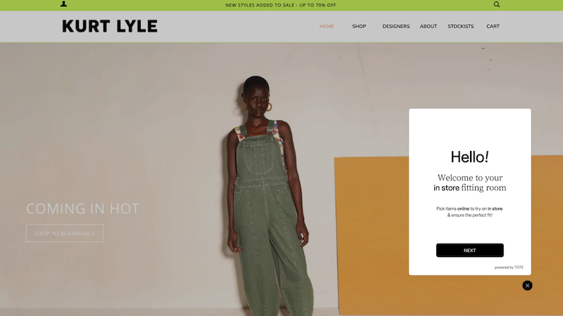 TOTE introduces platform for omnichannel fitting room try-ons and preps seed fundraising for September