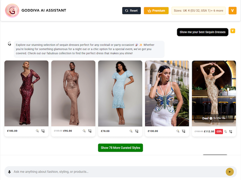 Online fashion retailer Goddiva gets personal as it takes wraps off AI powered shopping assistant