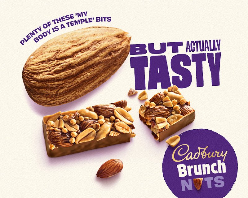 Cadbury taps social and podcasts as it launches tongue-in-cheek campaign for Cadbury Brunch bars