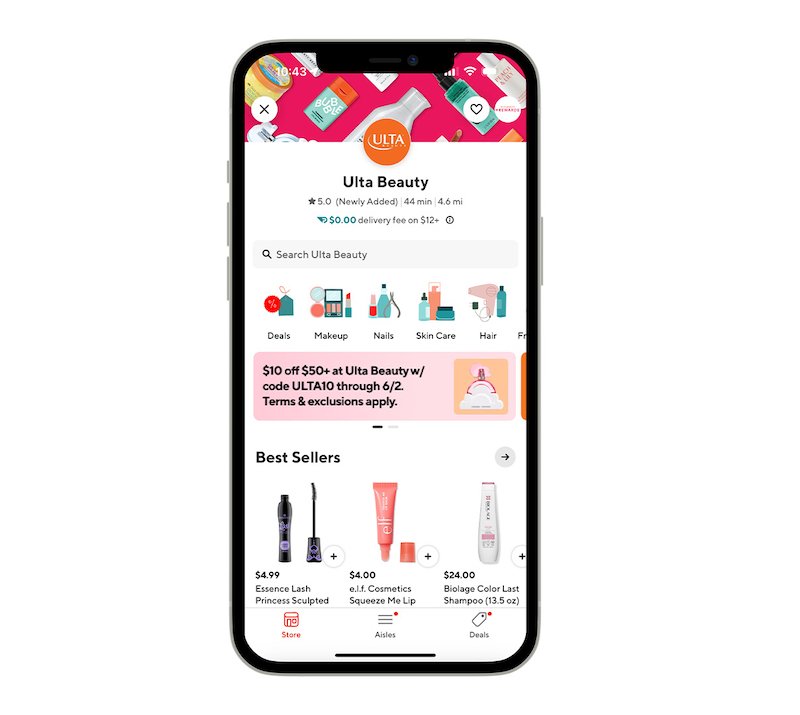 DoorDash partners with Ulta Beauty and lays claim to a beauty products and on-demand delivery first