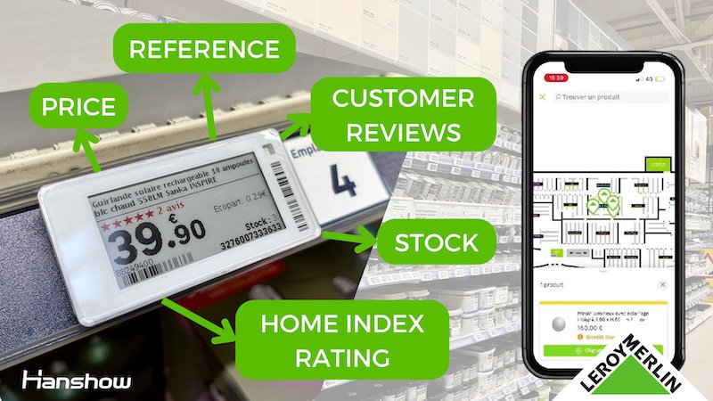Home improvement and gardening retailer Leroy Merlin deploys Hanshow electronic self labels across French stores