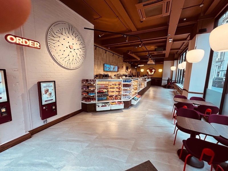 Costa Coffee unveils newly refreshed store on Great Portland Street in the heart of London