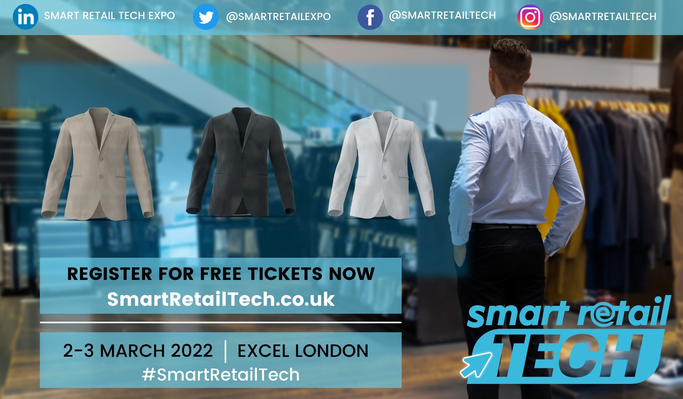 Smart Retail Tech to take place in London on 2nd-3rd March