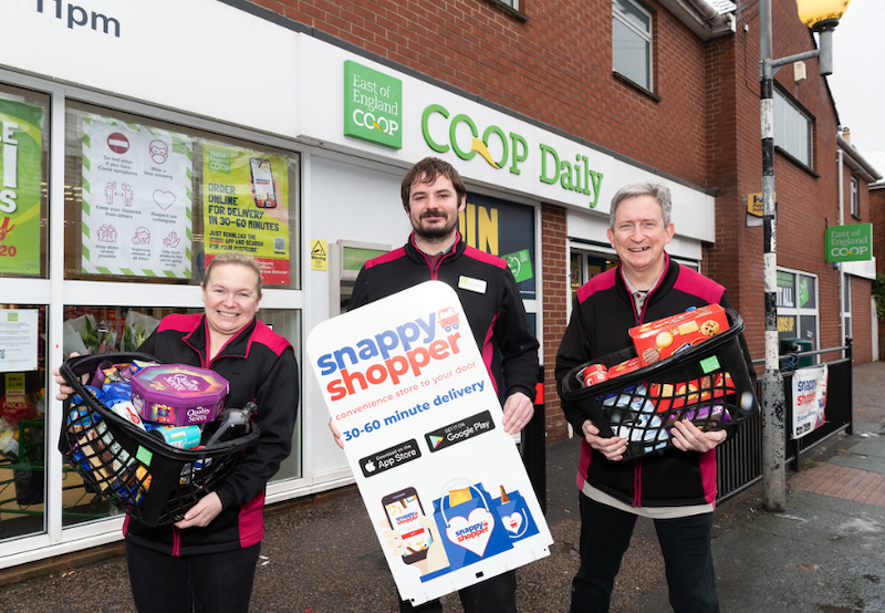 East of England Co-Op ramps up Snappy Shopper delivery service