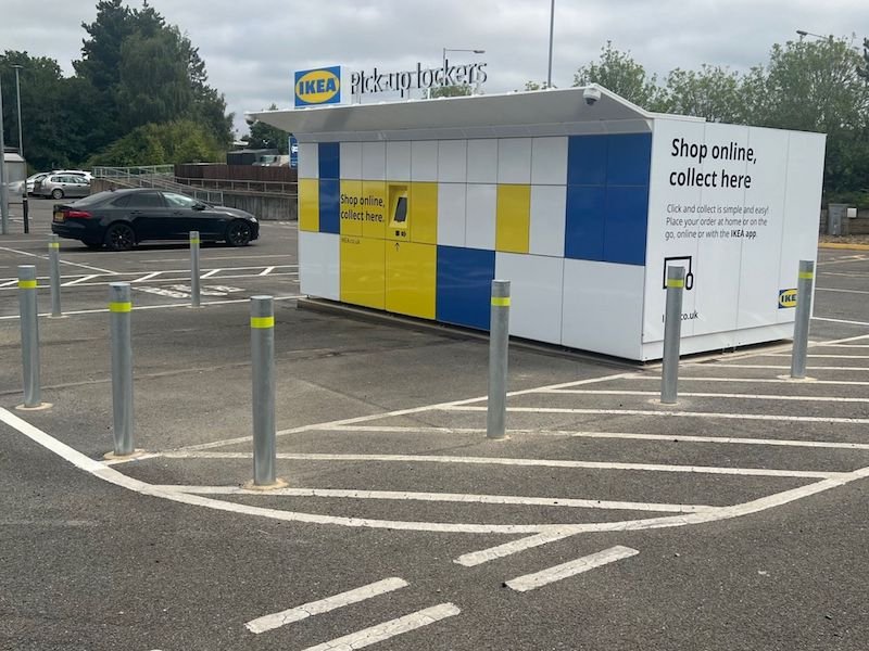StrongPoint ALS completes automated self-service Ikea parcel locker installation at Tesco Dereham store