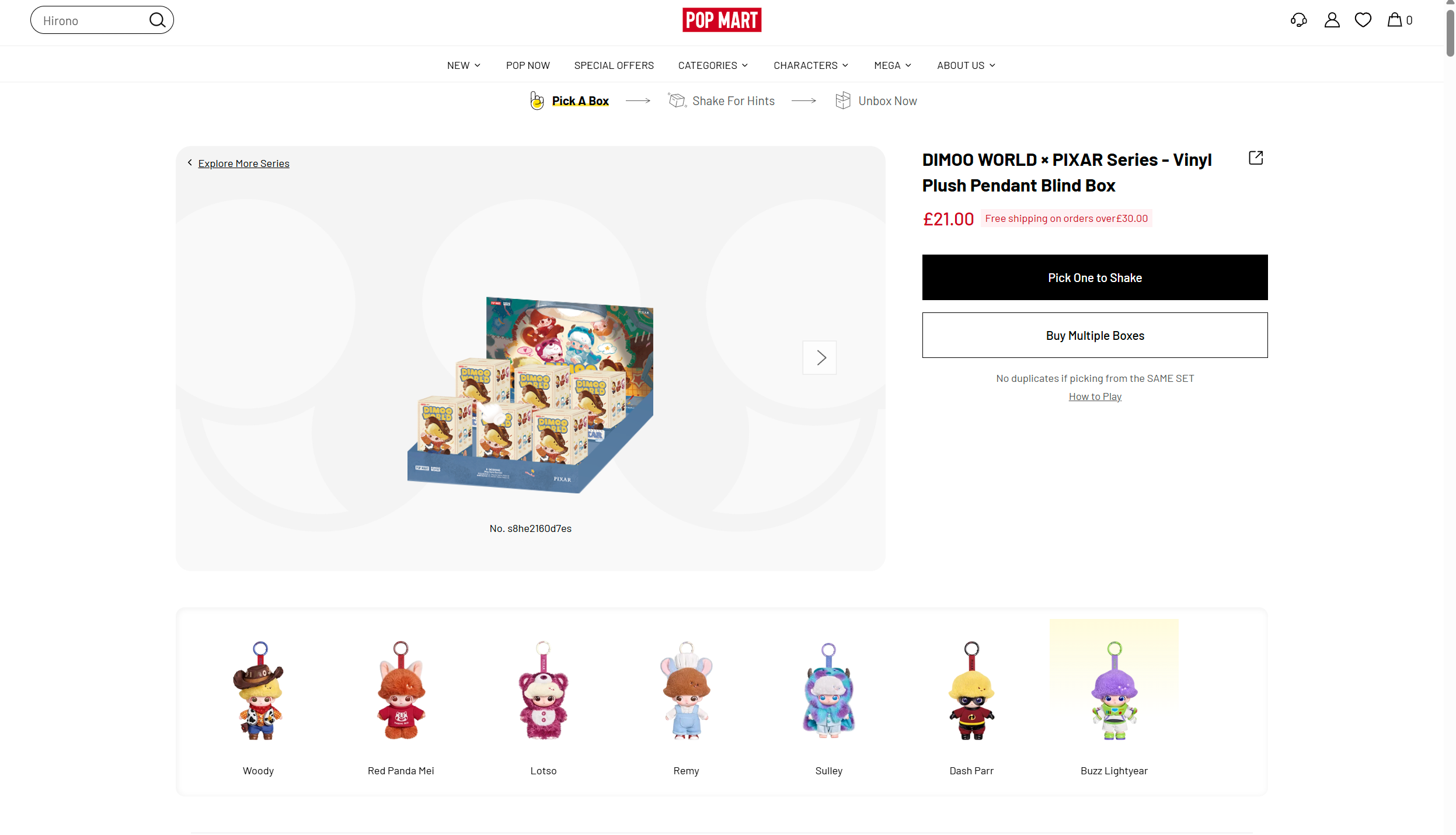   Pop Mart’s Pop Now experience lets shoppers choose a set, pick a box, shake for hints and reveal their blind box online.   