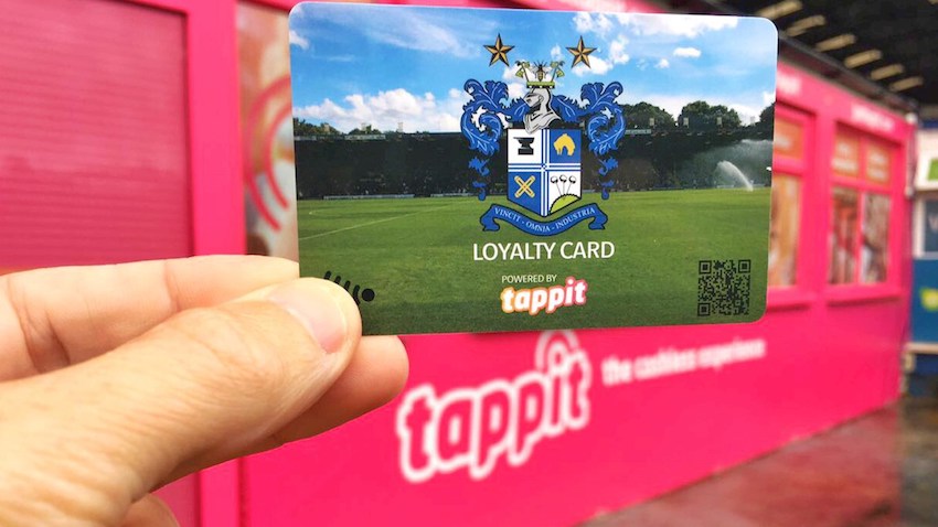 Bury FC partners with tappit for cashless experience