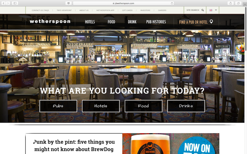 JD Wetherspoon shuts down social media accounts