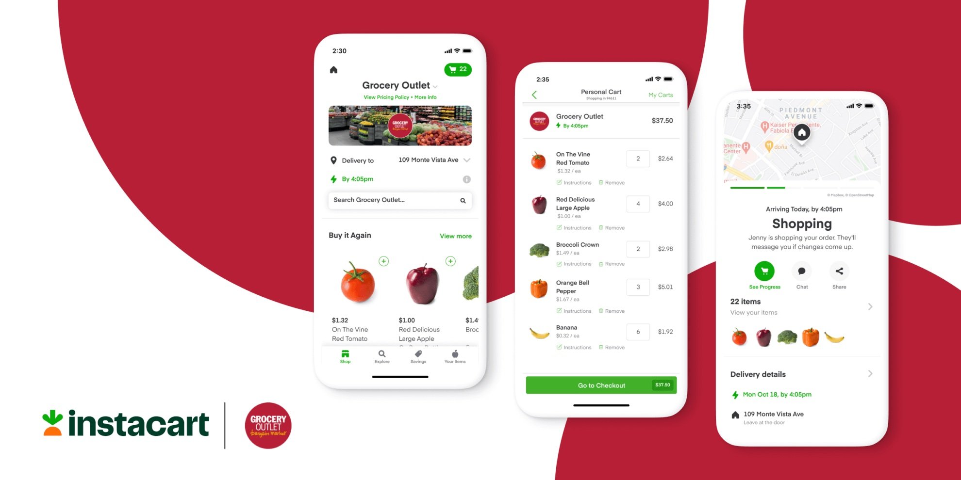 Grocery Outlet and Instacart expand online delivery offering in USA