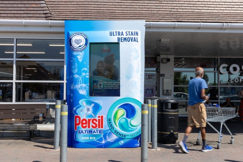 Unilever connects with Tesco on Persil Ultimate Capsules connected retail media OOH campaign