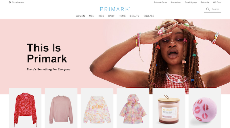 Primark enlists EPAM Systems for new website launch