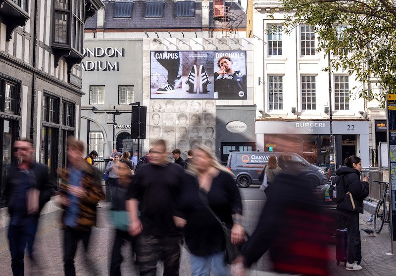 Ocean Outdoor adds Carnaby Quarter screen to London portfolio with adidas onboard as launch partner