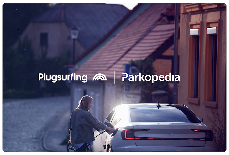 Parkopedia partners with Plugsurfing to provide in-car payments for over 500,000 EV chargers