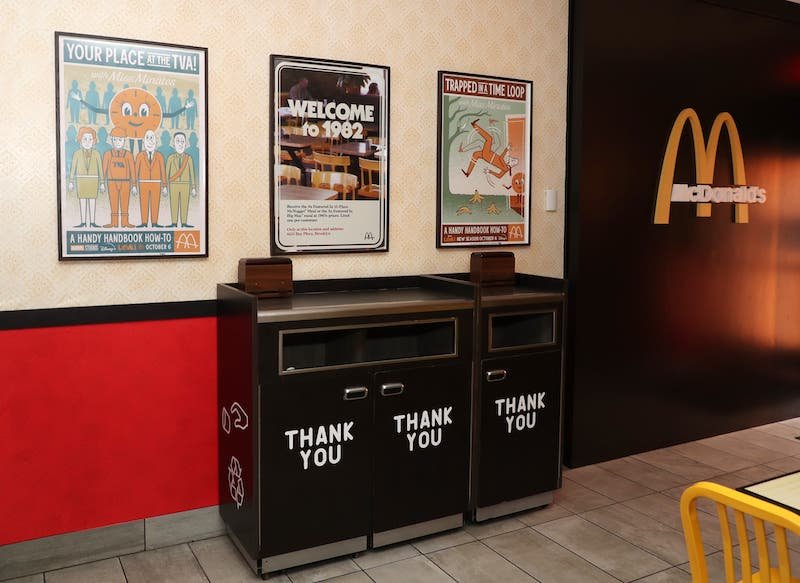 Trickster gods and retro burgers: McDonald's x Loki 1982 takeover goes live in Brooklyn, New York