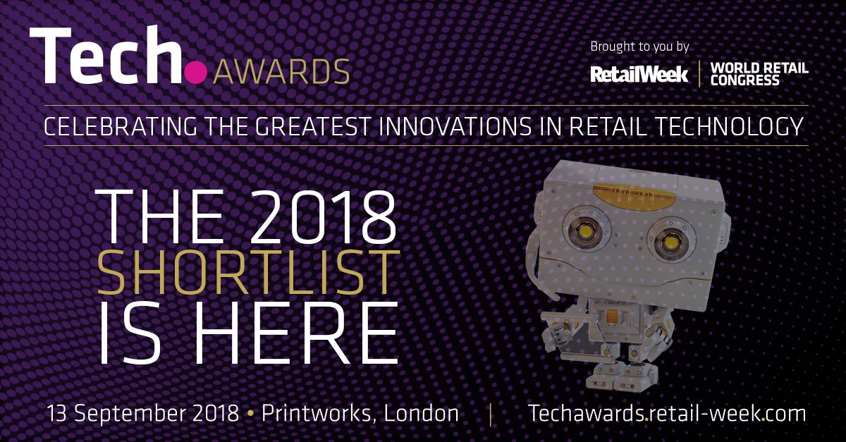 Tech. AWARDS 2018: shortlist announced