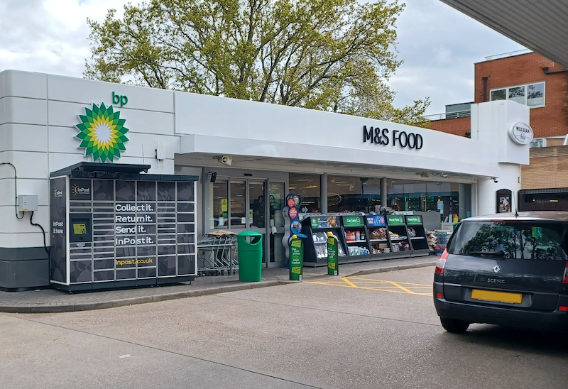 bp preps InPost automated parcel lockers roll-out across its UK service stations