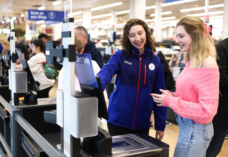 Tesco adds accessibility modes to help visually impaired customers on self-service checkouts