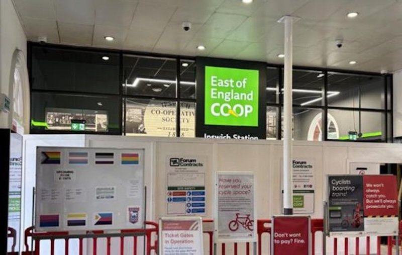 East of England Co-op focuses on retail technology and perfect location for new Ipswich station store