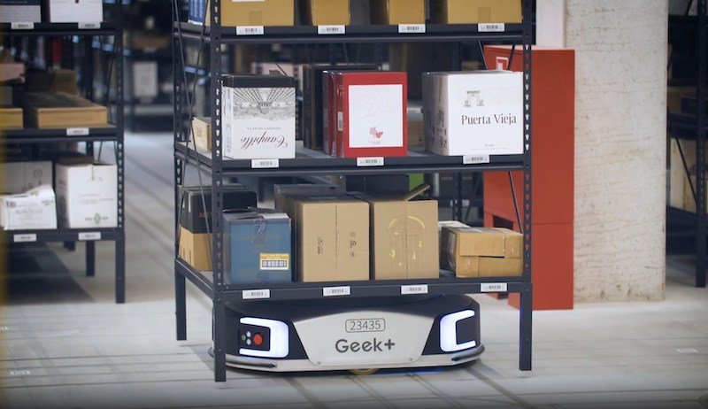 Geekplus and Körber autonomous mobile robots boost e-commerce warehouse operations at Hawesko Group