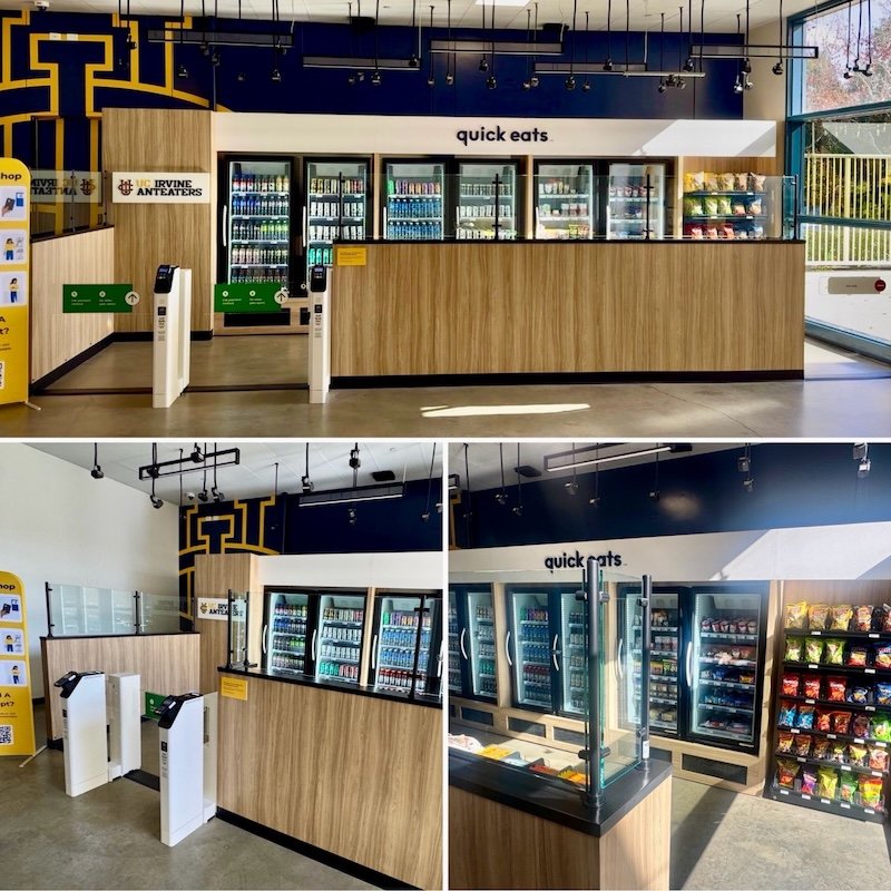 Amazon Just Walk Out technology powers grab and go store open doors at University of California, Irvine