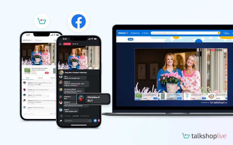 Walmart becomes first retailer to activate new TalkShopLive Shoppable Simulcast product