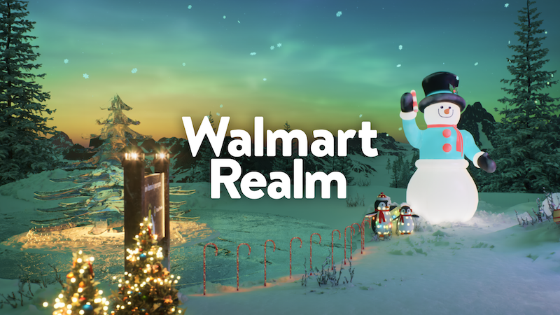 Emperia powered virtual venture Walmart Realm adds festive update as four new stores go live on platform