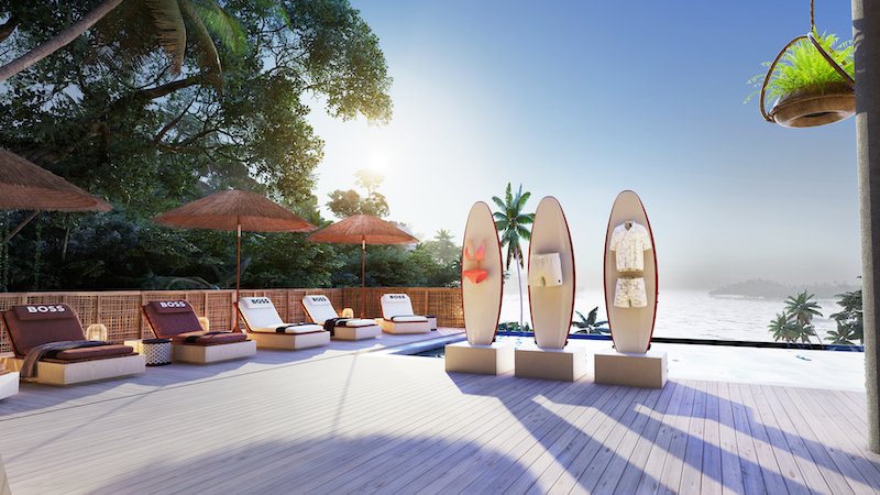Emperia tech powers Hugo Boss House Bali virtual experience promoting spring/summer 2024 collection