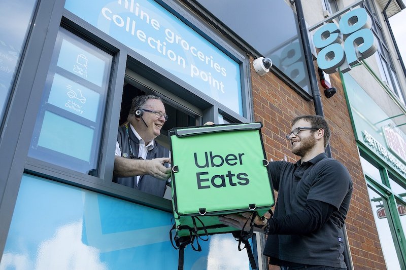 Co-op and Uber Eats tie up delivers rewards for retailer’s members and their communities