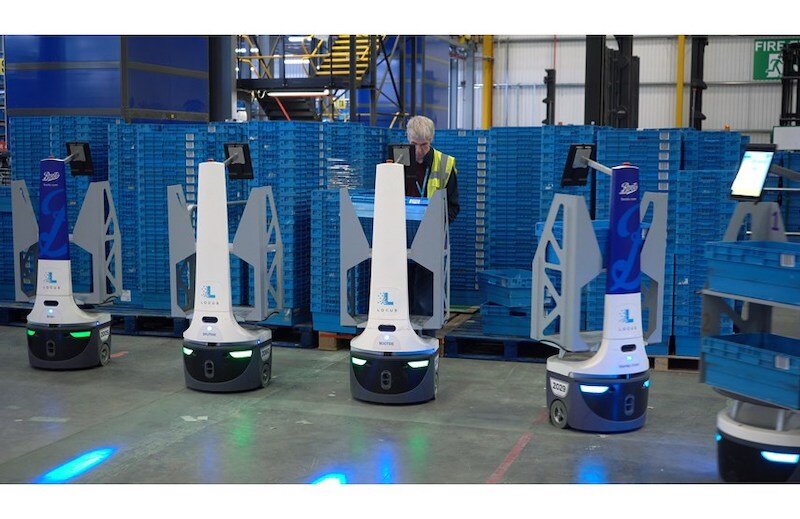 Boots staff and cobots team up at Burton warehouse