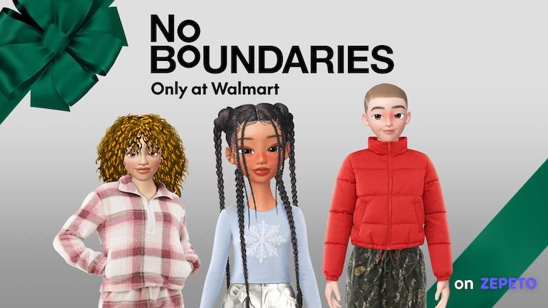 Walmart meets next generation of customers where they are online with latest No Boundaries ZEPETO drop