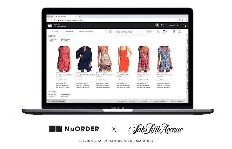 Saks Fifth Avenue partners with NuORDER