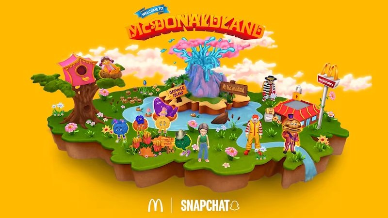 American Snapchatters get to travel to McDonaldland through Arcadia built interactive AR Lenses