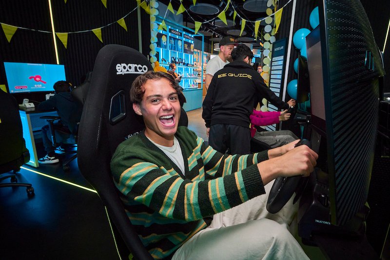 EE opens Gaming Zone and teams with Bradley Riches for first anniversary of flagship Studio store