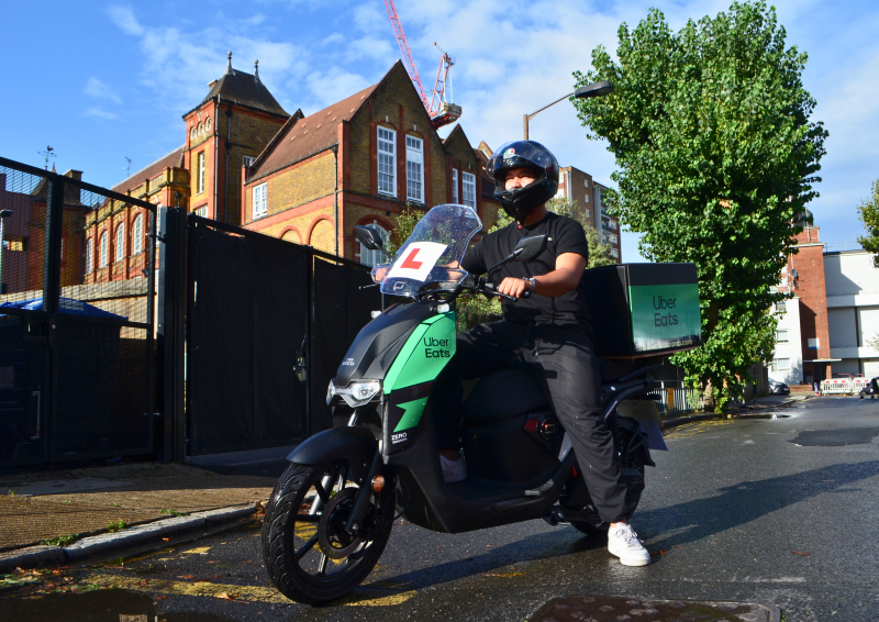 Uber Eats and Zoomo partner to boost sustainability goals with new e-mopeds in London initiative
