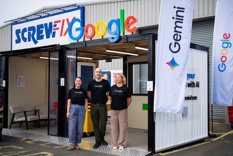 Google partners with Screwfix to help tradespeople across UK grow their businesses using AI